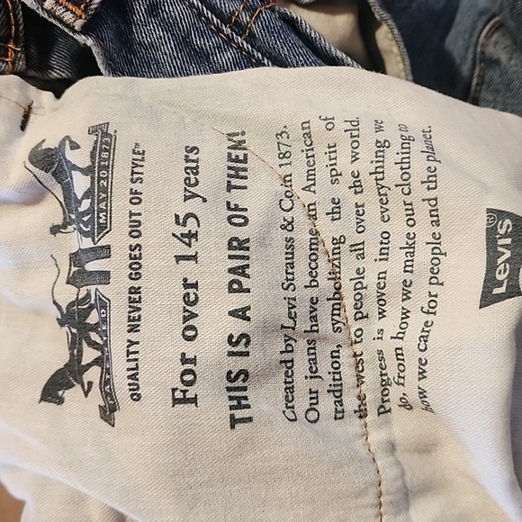 Vintage Levis Jeans 505 Mens Size 32x32 Light Blue Straight Denim Red Tag 90s - Picture 14 of 15